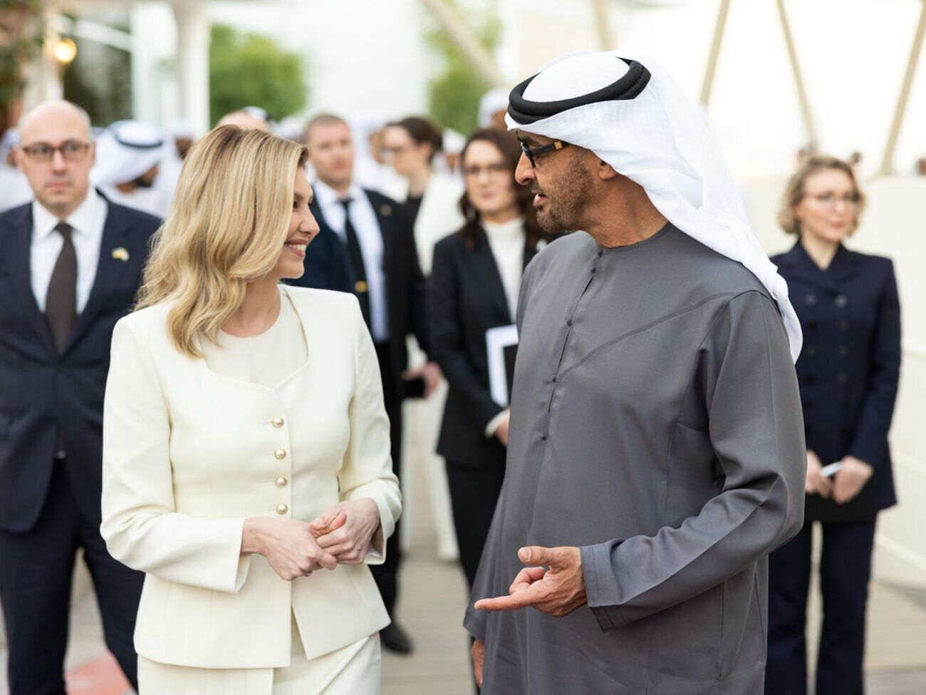 Зеленская во время визита в ОАЭ продемонстрировала наряды от украинских брендов