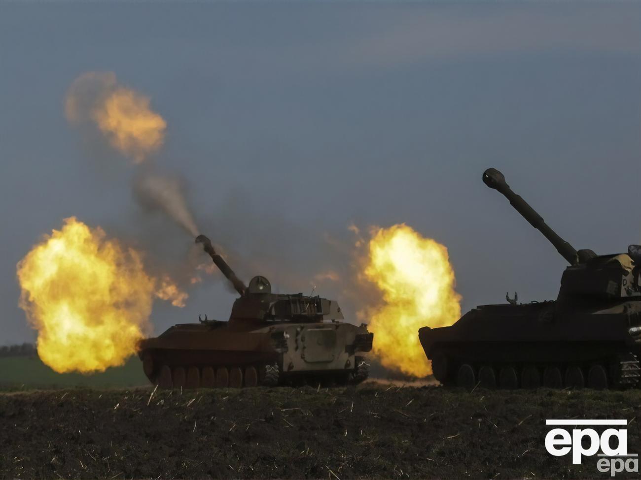 Украинские военные уничтожили за сутки один танк, восемь артиллерийских систем и одну РСЗО