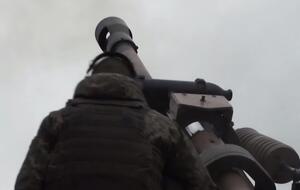 Украинские военные уничтожили вражеский СПГ-9 "Копье" вместе с боекомплектом
