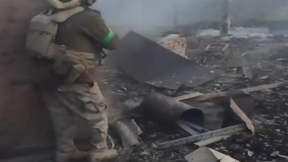 Пограничники показали запись боя в Бахмуте