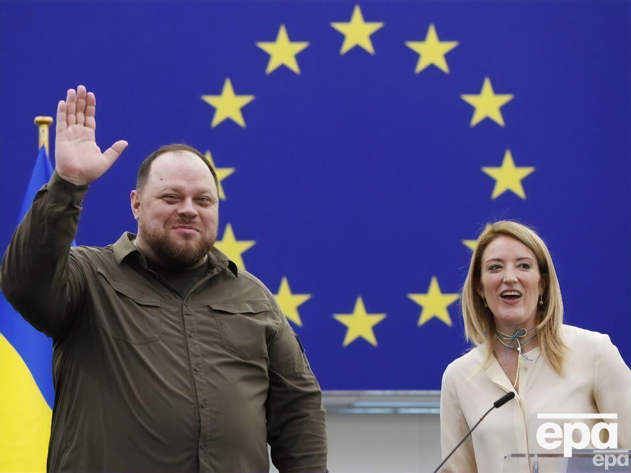 Совместное заседание&nbsp;откроют главы Верховной Рады и Европарламента Стефанчук и Метсола, отмечается на сайте Европейского парламента