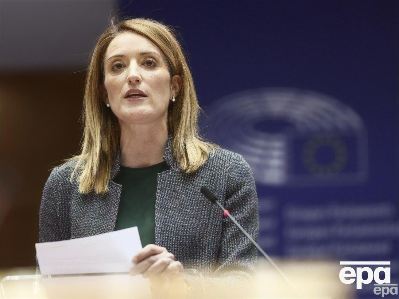 Метсола: Сьогодні Європарламент і Верховна Рада провели першу спільну зустріч, спираючись на тісні зв'язки та співпрацю, які ми вже встановили