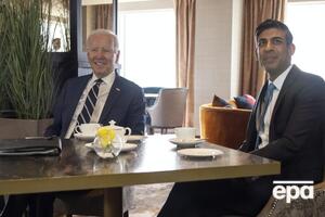 Байдена встретил премьер-министр Великобритании Риши Сунак