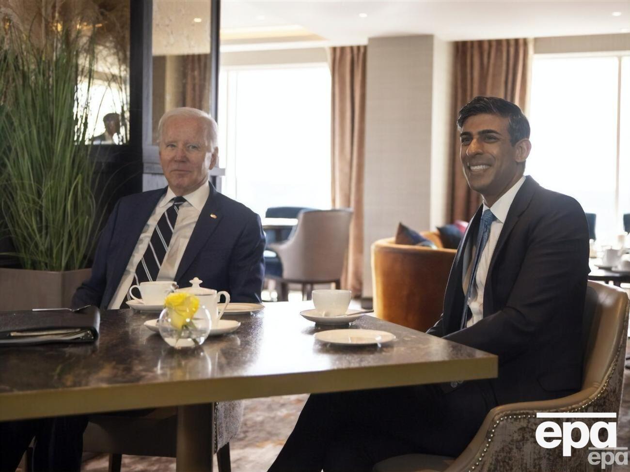 Сунак и Байден&nbsp;провели 45-минутную встречу