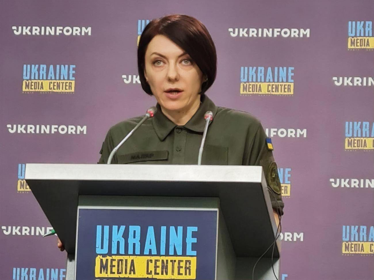Маляр наголошує на високій інтенсивності обстрілів Бахмута російськими військами