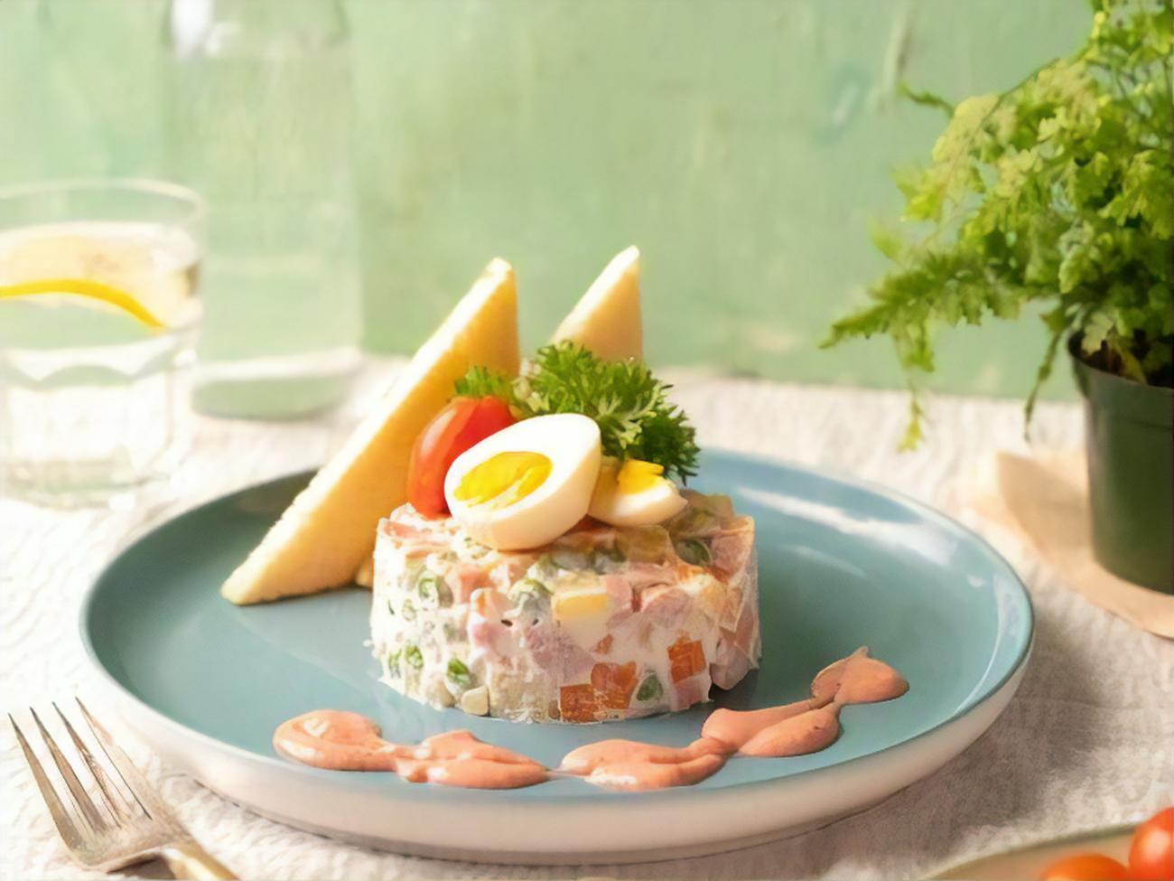 Салату лучше дать время пропитаться