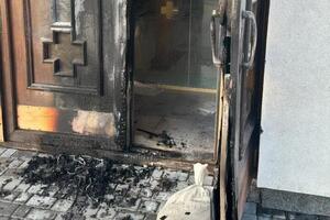 На місці підпалу виявили зв'язаний одяг