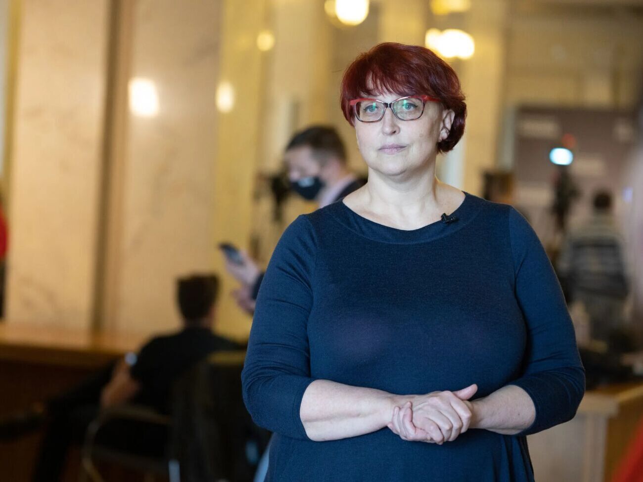 Третьякова сказала, что финансирование партнерами социальной сферы в Украине "позволяет нам избегать напряжения в обществе"