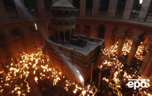 Церемония в храме Гроба Господня в Иерусалиме состоялась примерно в 15.00