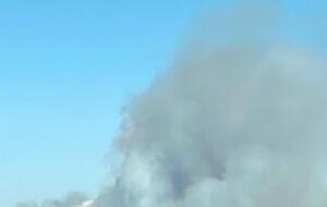 Местные паблики показали фото дыма