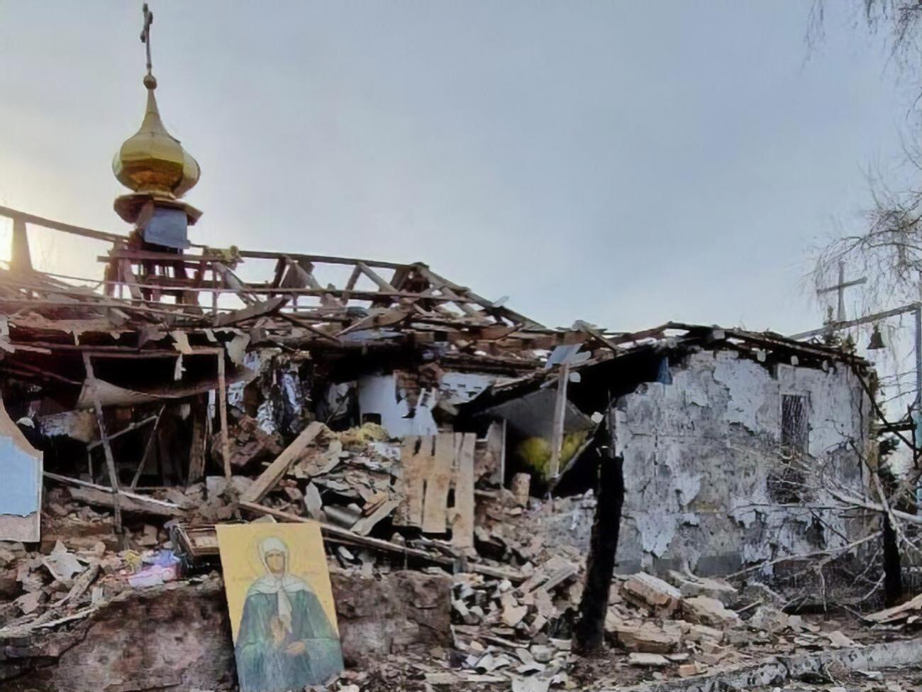 Оккупанты на Пасху нанесли удар по Запорожской области, повреждена местная церковь