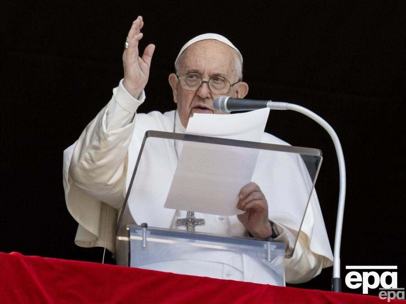 Папа Франциск вспомнил о "братьях и сестрах в России и Украине", которые 16 апреля празднуют Пасху