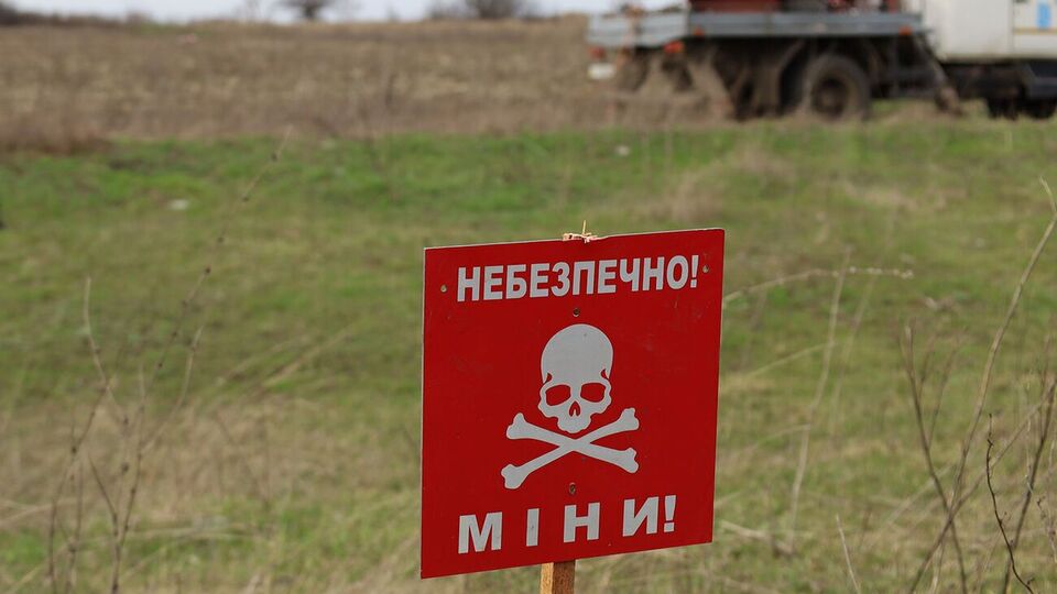 Понад 170 тис. км² території України залишаються небезпечними через міни та снаряди, які не розірвалися
