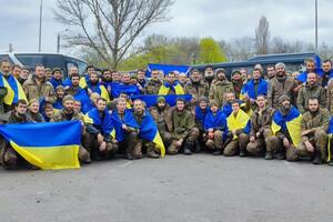 16 апреля состоялся очередной обмен пленными, было освобождено 130 украинских защитников