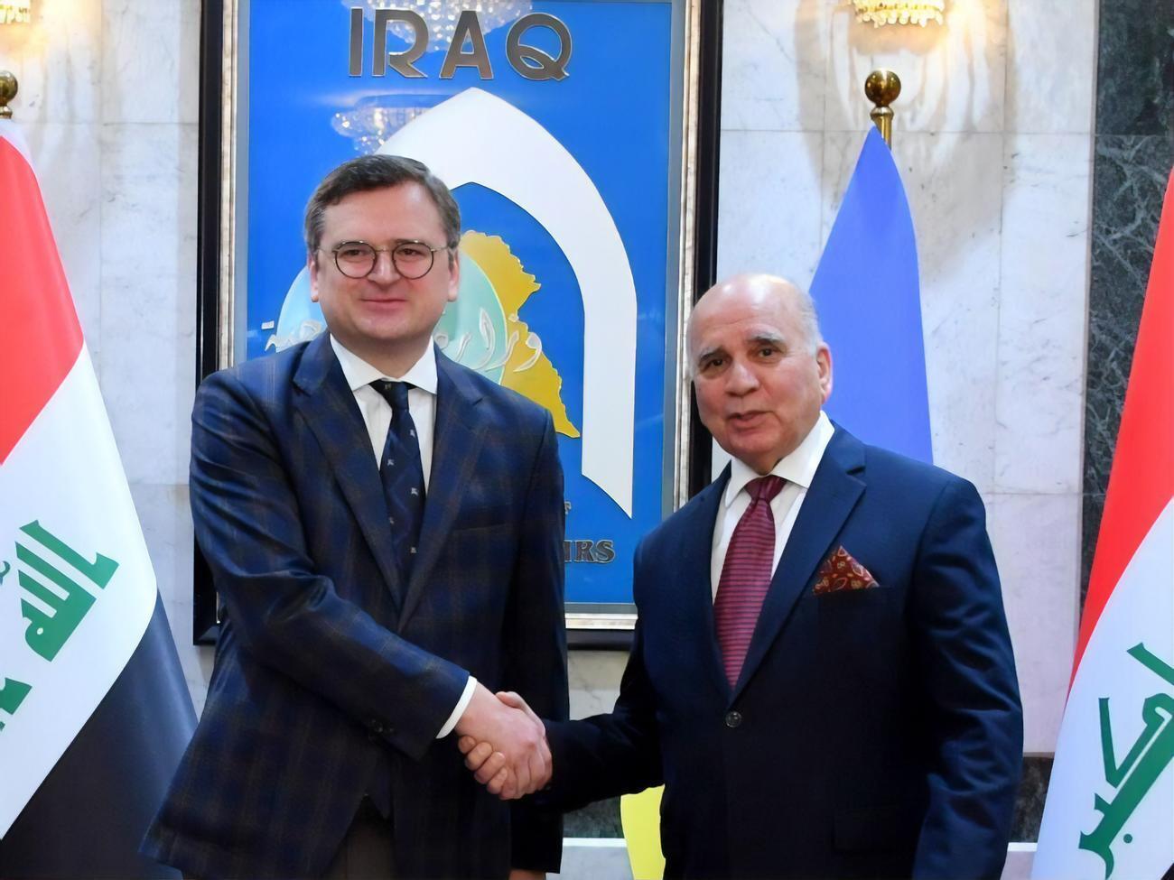 Кулеба провів у Багдаді переговори з віцепрем'єр-міністром, міністром закордонних справ Іраку Фуадом Хусейном