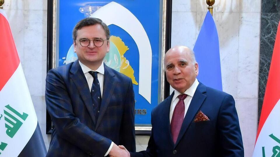 Кулеба провел в Багдаде переговоры с вице-премьер-министром, министром иностранных дел Ирака Фуадом Хусейном