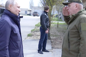 Окупанти влаштували штаб на одній із захоплених баз відпочинку на Арабатській стрілці, де й приймали Путіна