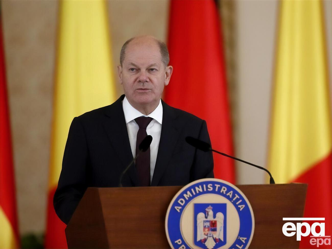 Шольц нагадав, що Україна потребує підтримки зброєю та боєприпасами