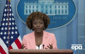 Жан-Пьер подчеркнула, что речь идет о суверенитете и территориальной целостности Украины, на которую напала Россия