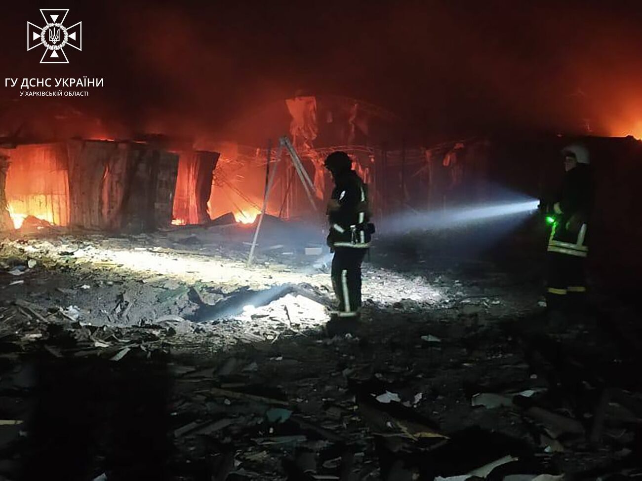 Окупанти обстріляли Вовчанськ увечері