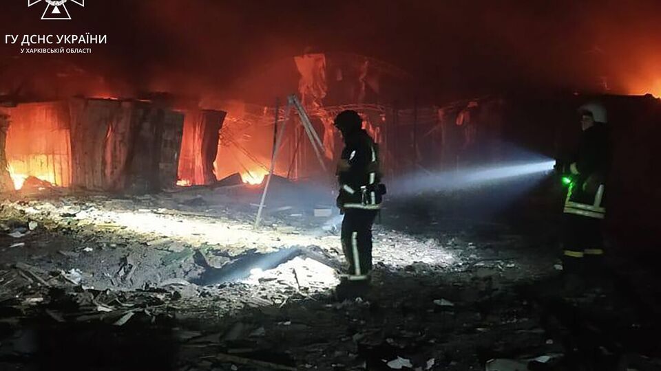 Окупанти обстріляли Вовчанськ увечері