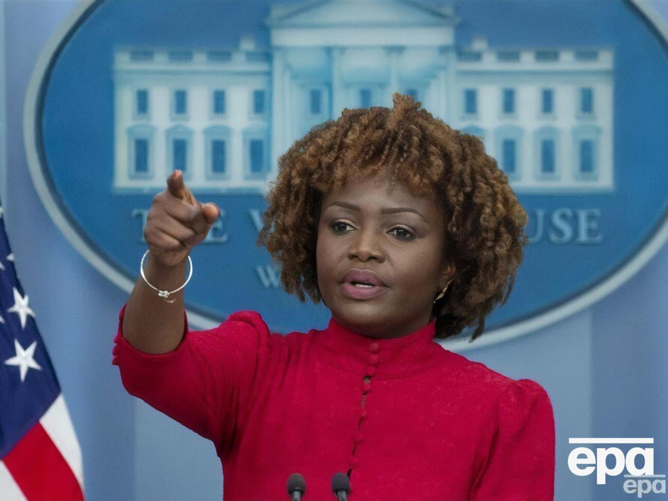 Карин Жан-Пьер прокомментировала якобы приезд Путина на оккупированные территории