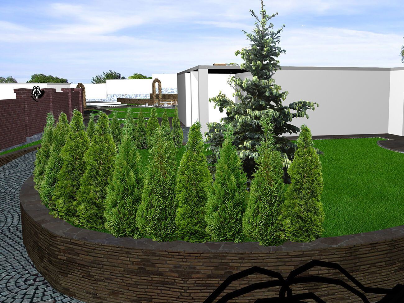 При посадке можжевельника важно, чтобы расстояние между растениями было не менее 0,5 м у мелких и невысоких до 2 м у высокорослых форм