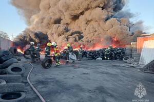 Пожар под Москвой был виден за несколько километров