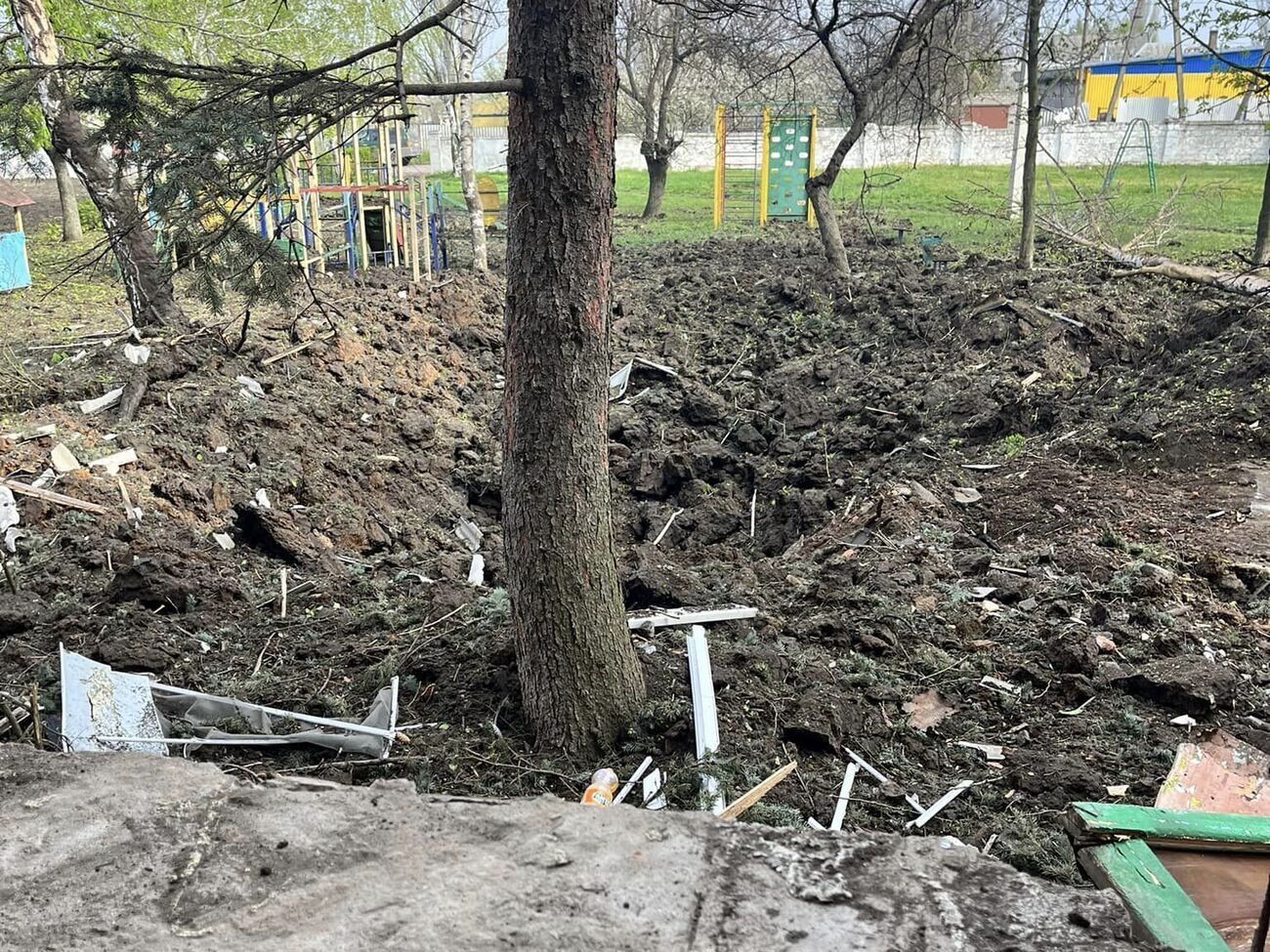 Російська ракета пошкодила школу у Краматорську