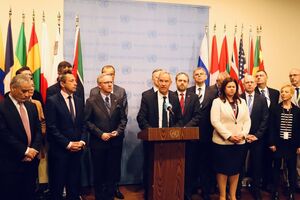 27 послов Европейского союза сделали совместное заявление, в котором осудили действия России в Украине