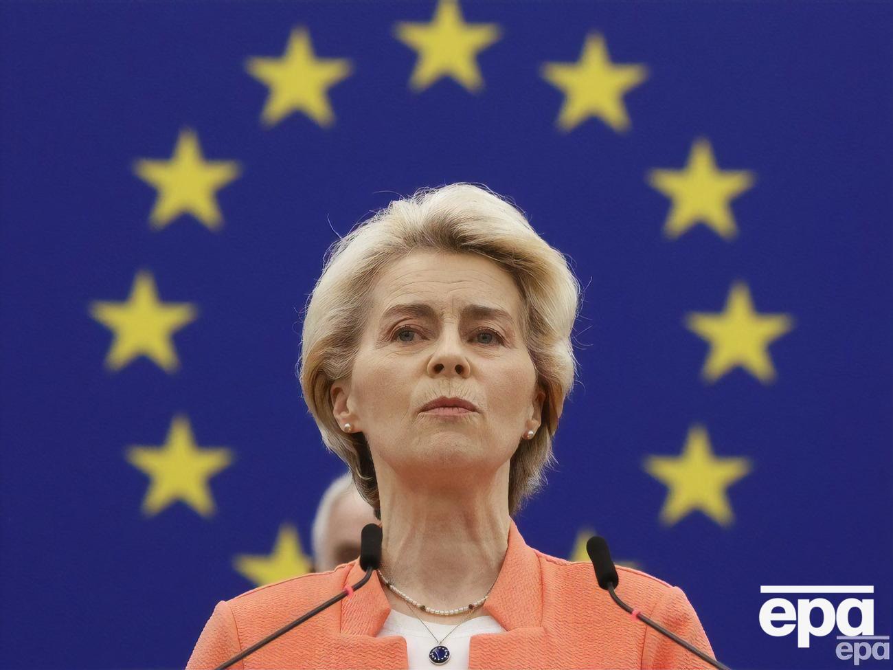 Євросоюз і далі допомагатиме Україні, наголосила фон дер Ляєн