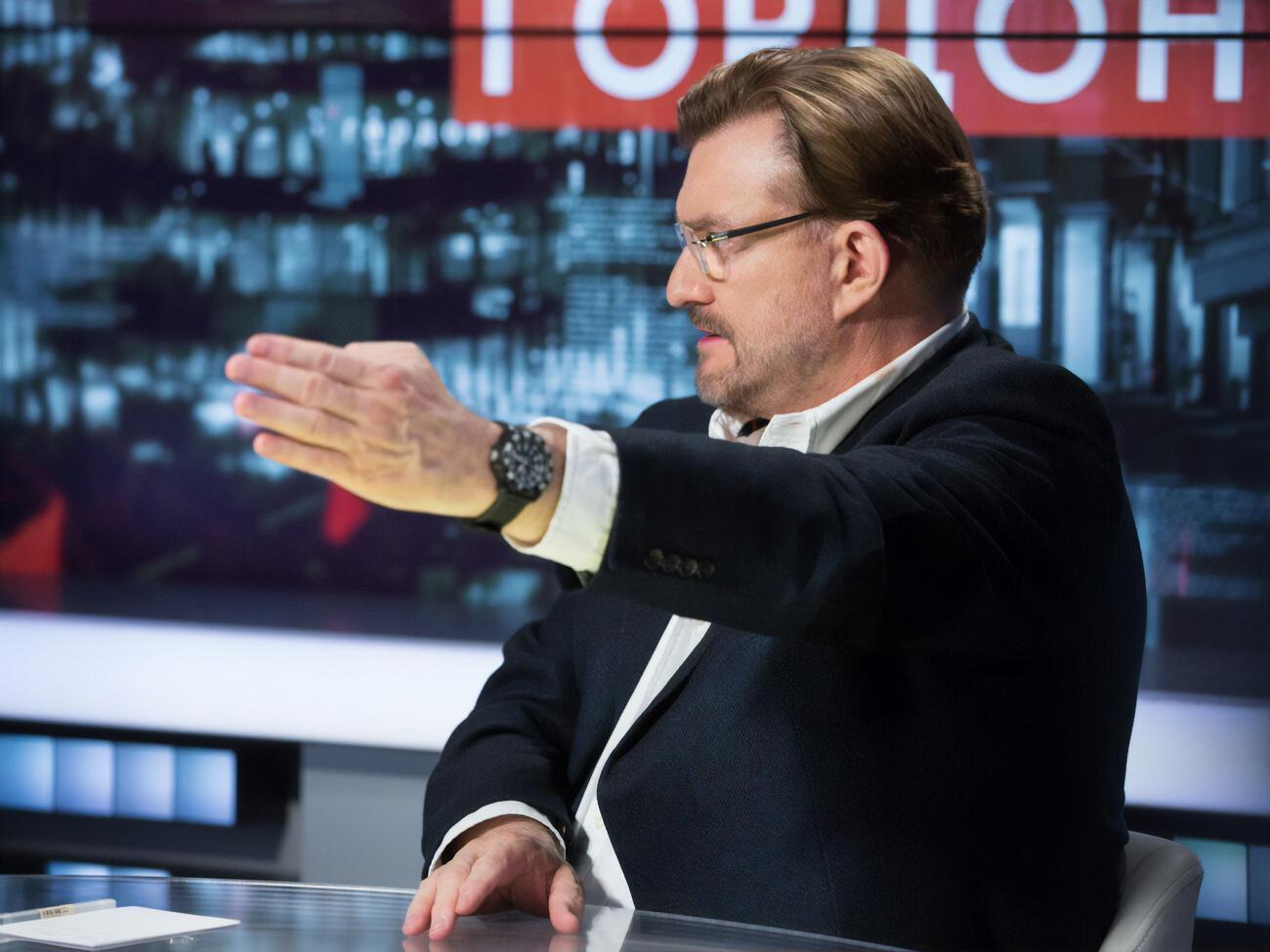 Кисельов (на фото) вважає, що Путін зневажає російський народ