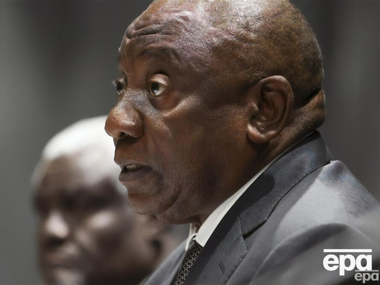 Заяву Рамафоси назвали "помилковою"