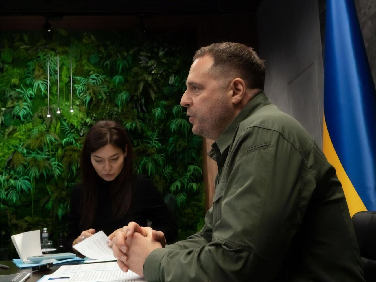 Єрмак: Пропозиції робочої групи лежать на столах усіх світових лідерів і всіх, хто займається санкціями