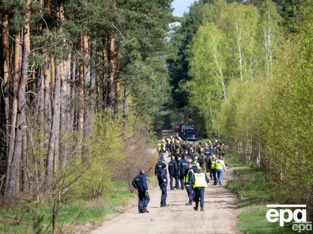 Боеприпас обнаружен в лесу около города Быдгощ (Куявско-Поморское воеводство)