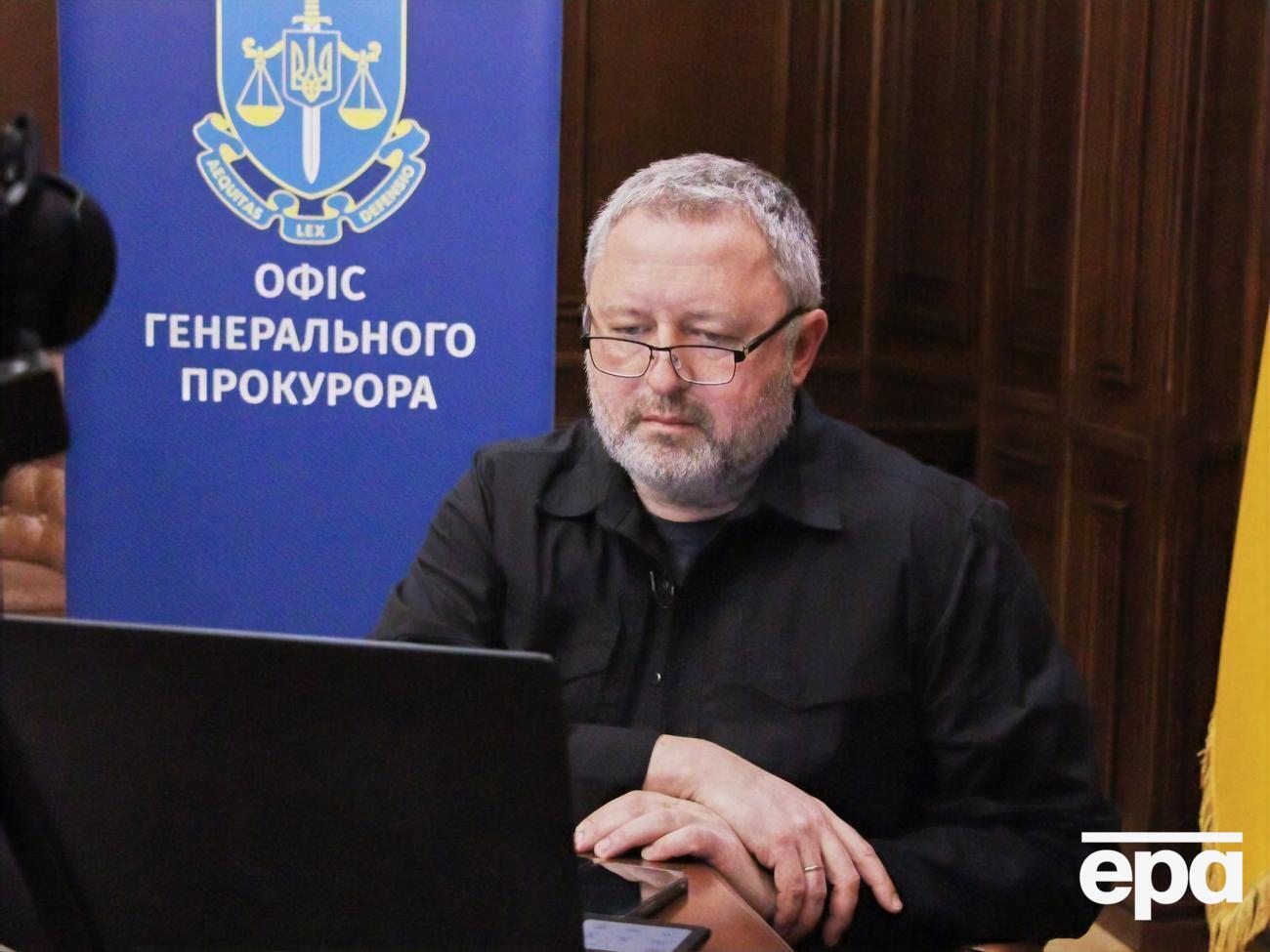 На слушаниях выступил генпрокурор Украины Андрей Костин