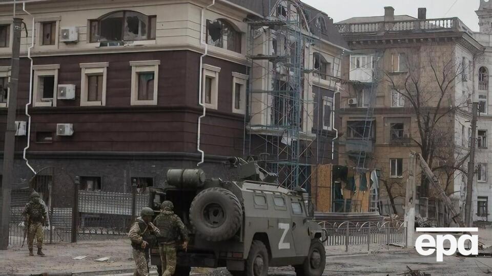 Российские войска продолжают использовать Мариуполь и окрестности для накопления и транзита своих ресурсов