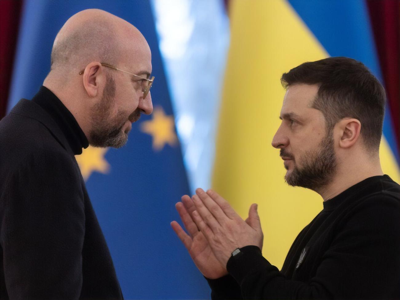 Мішель у розмові із Зеленським висловив готовність "долучитися до розв'язання неприйнятної ситуації" із забороною на ввезення української агропродукції, зазначили в ОПУ