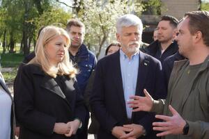 Чапутова и Павел нанесли совместный визит в Украину 28 апреля