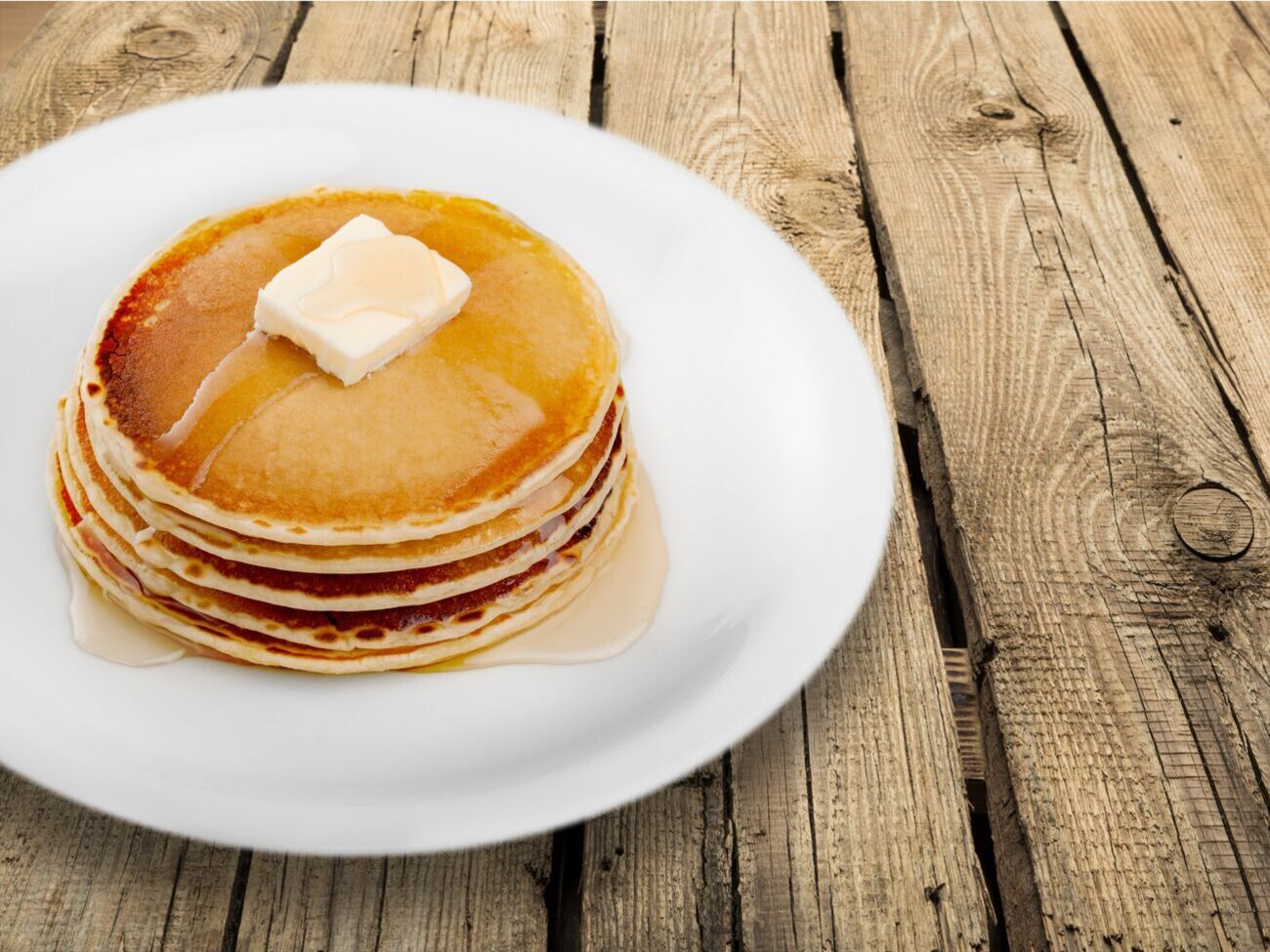 Панкейки из кукурузной муки получаются вкусными и воздушными