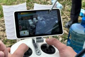 По информации оккупантов, возгорание произошло из-за попадания беспилотника