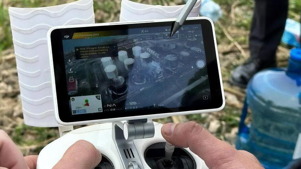 За інформацією окупантів, спалах стався через влучання безпілотника
