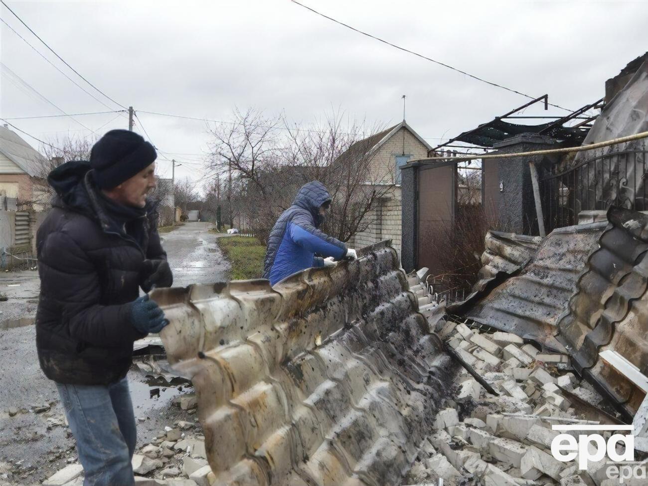 В Херсоне четыре снаряда попали в жилой квартал