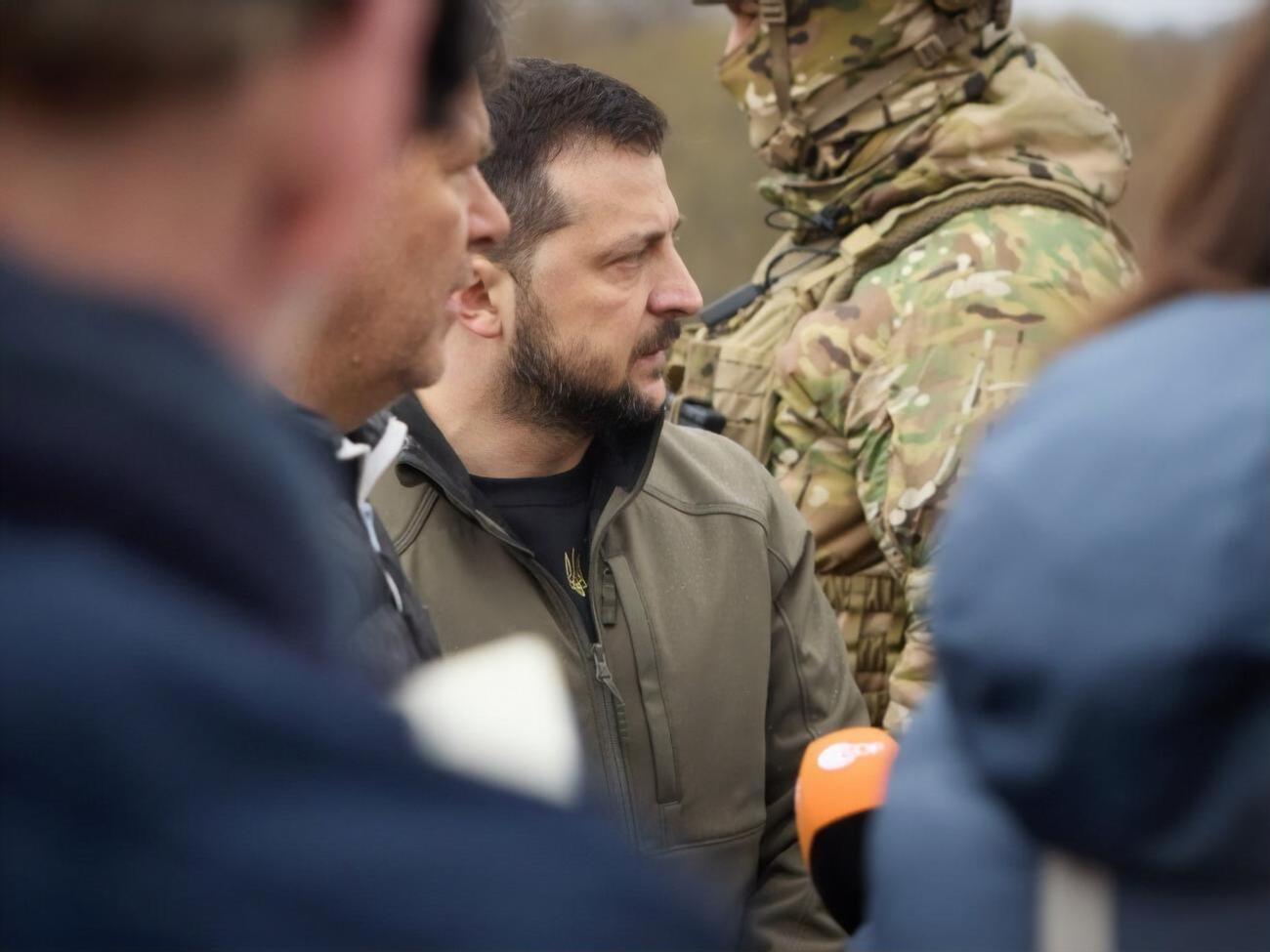 3 квітня Зеленський їздив у деокуповану частину Чернігівської області