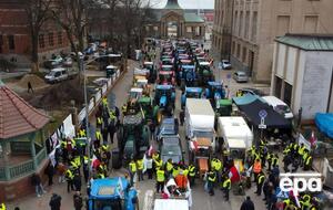 Протесты польских фермеров продолжаются с середины января