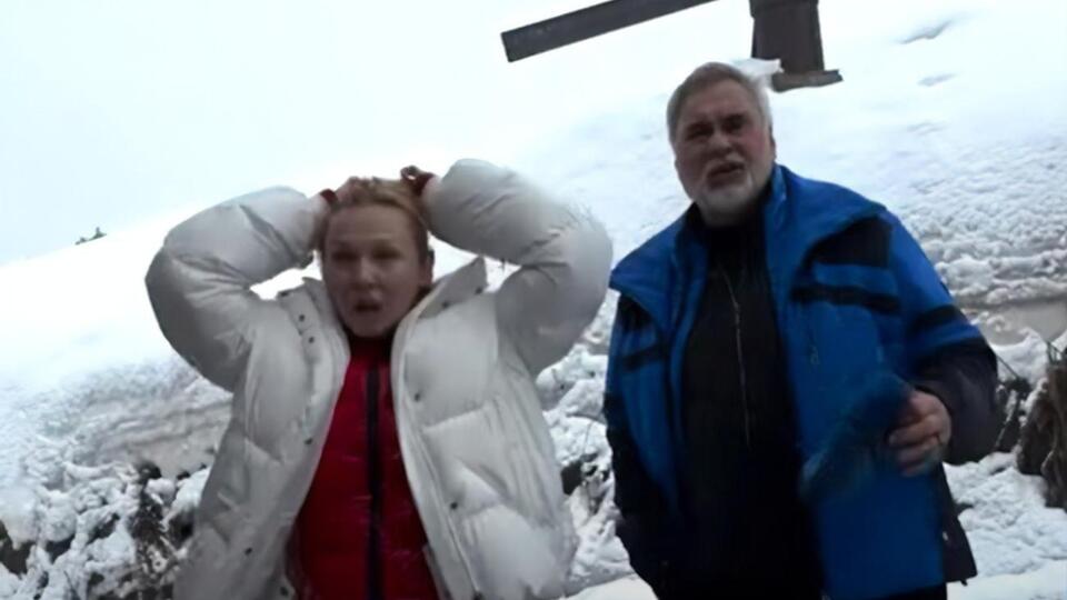 Дружина Меладзе Джанабаєва намагалася забрати його від журналістів