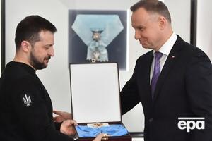Орден Білого Орла є найстарішою і найціннішою польською нагородою, зазначив Дуда (праворуч) після вручення нагороди Зеленському