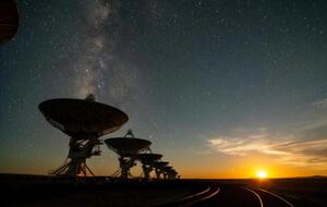 Сигнал зафиксировали с помощью радиотелескопа Карла Г. Янского Very Large Array