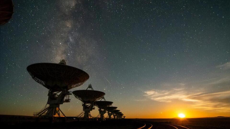 Сигнал зафіксували за допомогою радіотелескопа Карла Г. Янського Very Large Array