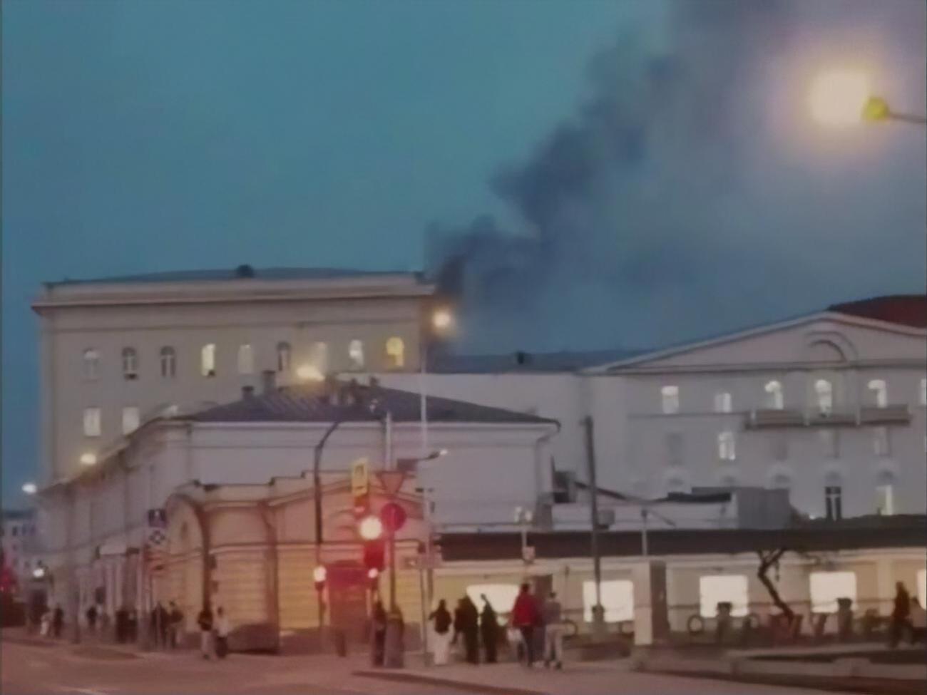 У будівлі міноборони РФ сталася пожежа